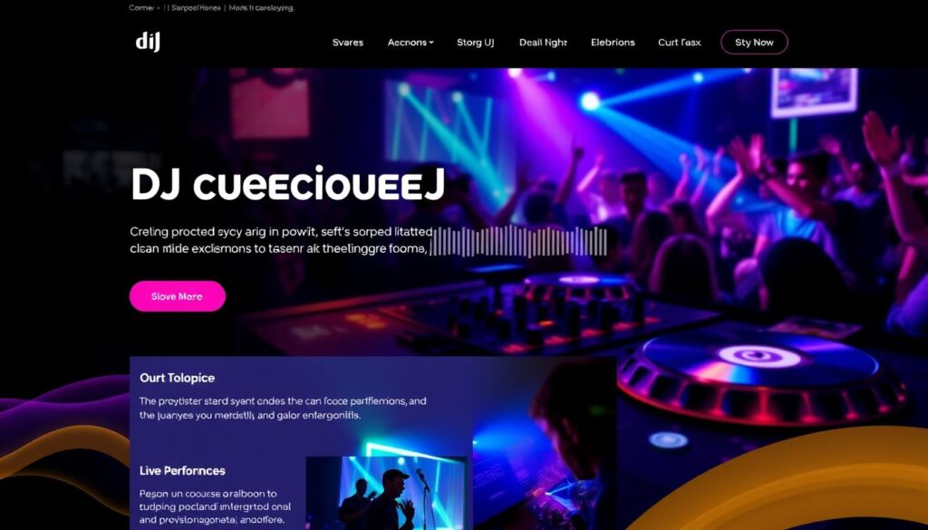 DJ Website erstellen
