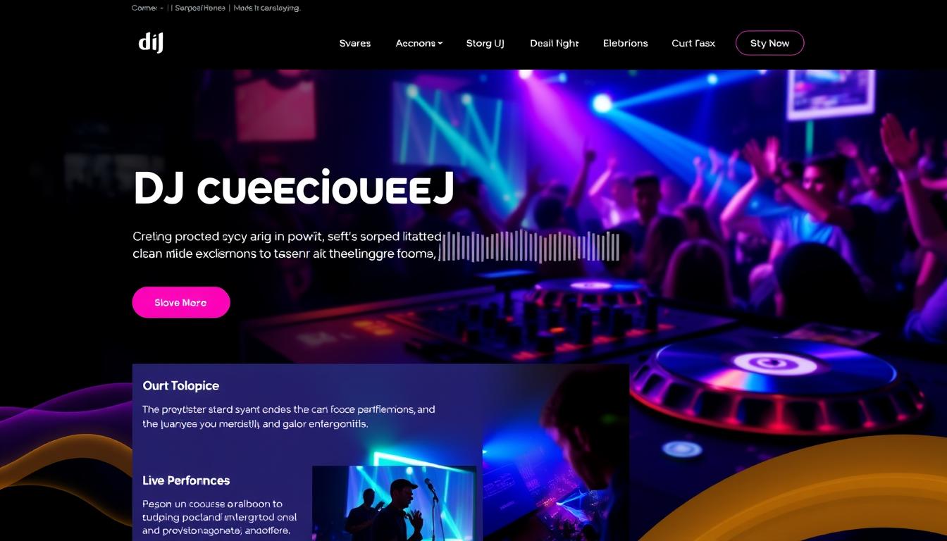 DJ Website erstellen